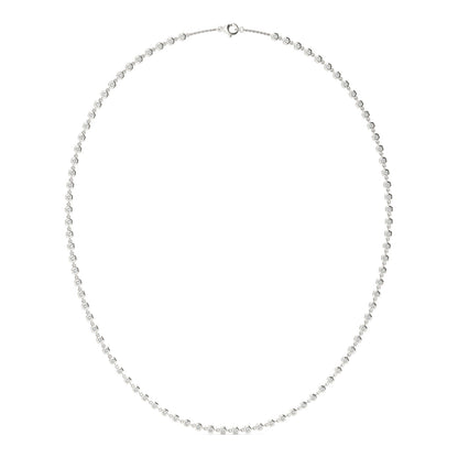 1.29 CTW Moissanite Silver Bezel Necklace