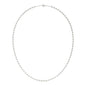 1.29 CTW Moissanite Silver Bezel Necklace