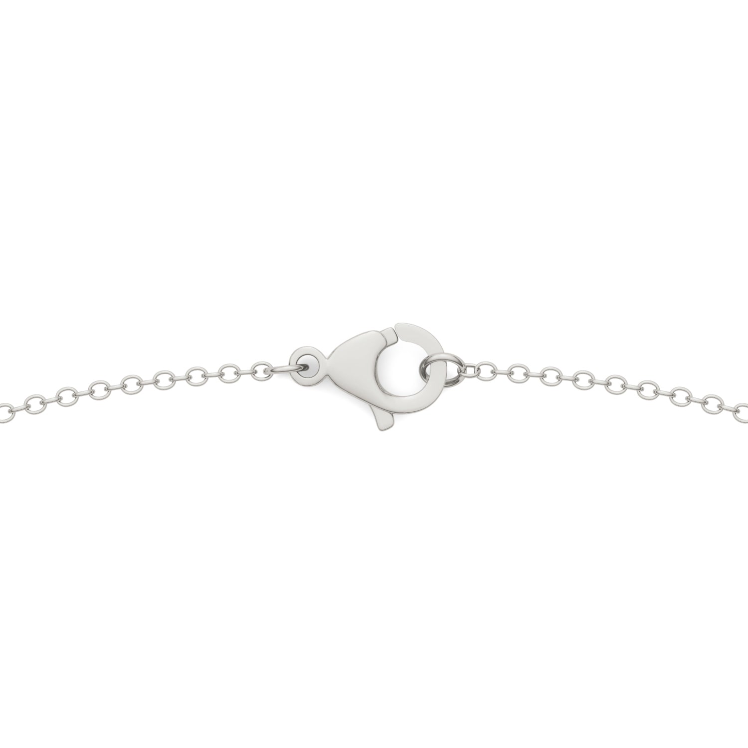 0.53 CTW Moissanite Station Necklace