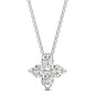 0.92 CTW DEW Moissanite Floral Pendant