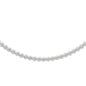 2.18 CTW Moissanite Heart Tennis Necklace