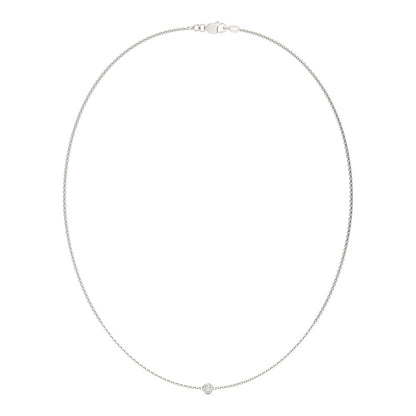 0.10 CTW Moissanite Sterling Silver Necklace