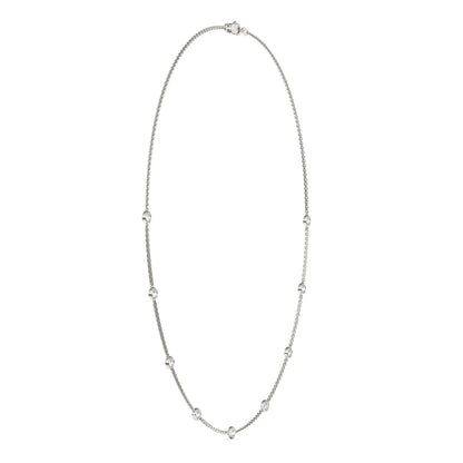 0.90 CTW Moissanite Sterling Silver Necklace