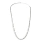 Sterling Silver Three Row Necklace