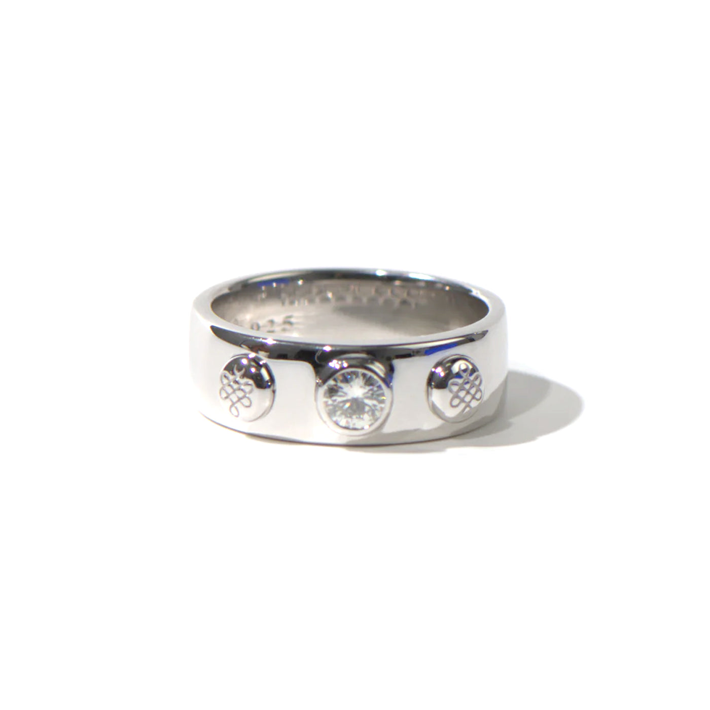 0.23 CTW Moissanite Silver Ring