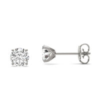 1.20 CTW DEW Moissanite Stud Earrings