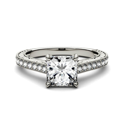 1.74 CTW Moissanite Engagement Ring