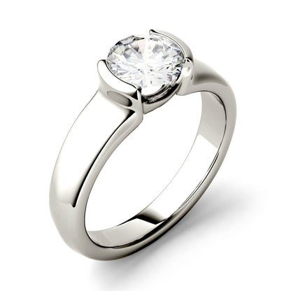 1 CTW Moissanite Engagement Ring