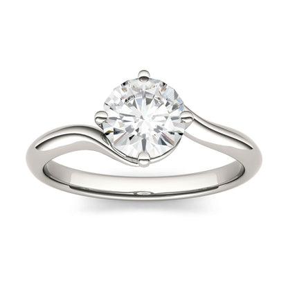 1.00 CTW Moissanite Bypass Ring