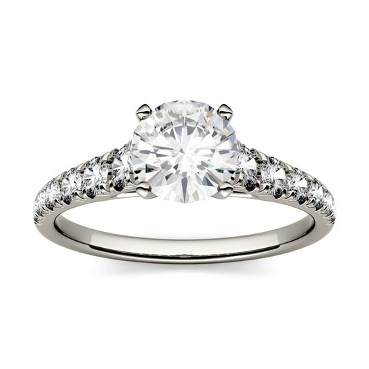 1.29 CTW Moissanite Engagement Ring