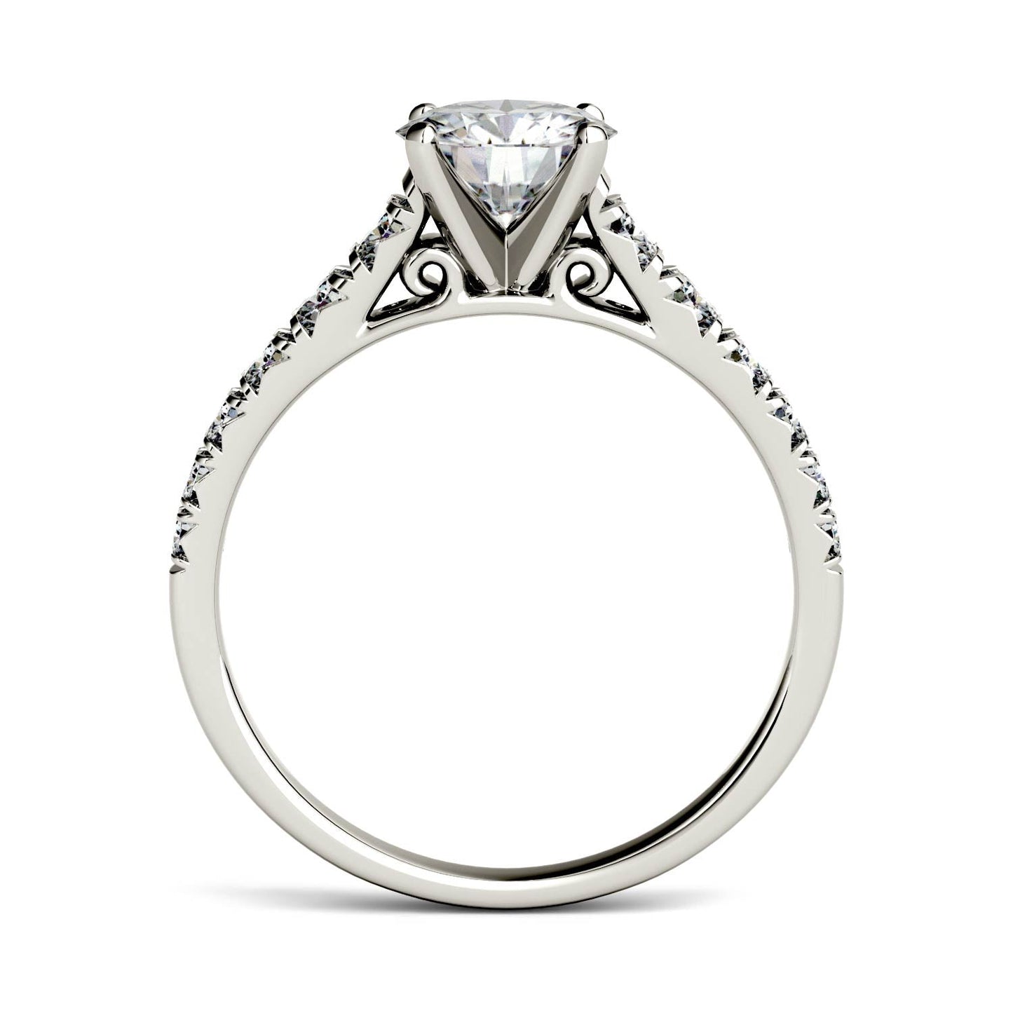 1.29 CTW Moissanite Engagement Ring