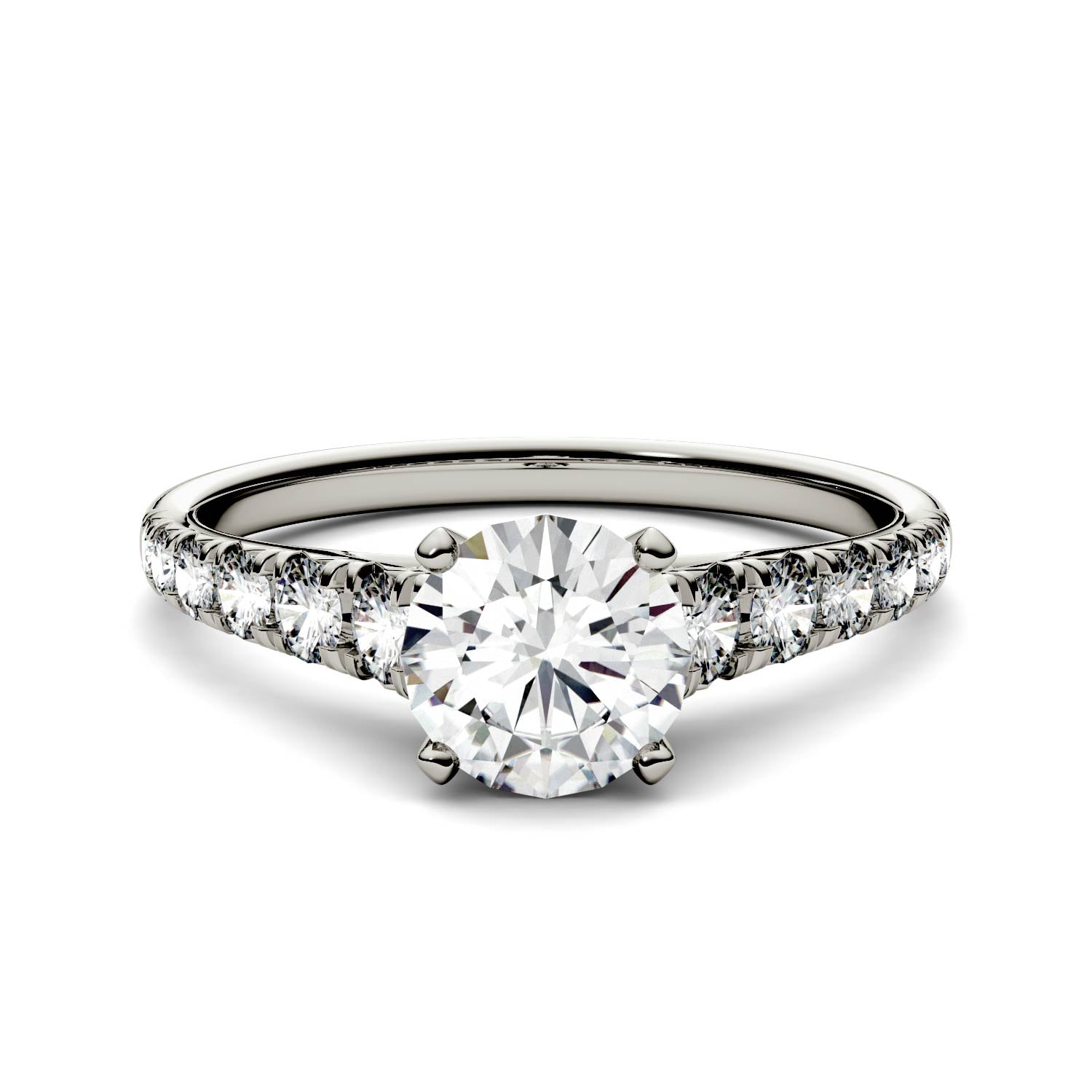 1.29 CTW Moissanite Engagement Ring