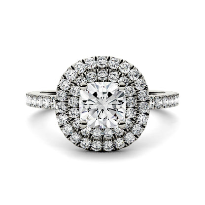 1.77 CTW Moissanite Halo Ring