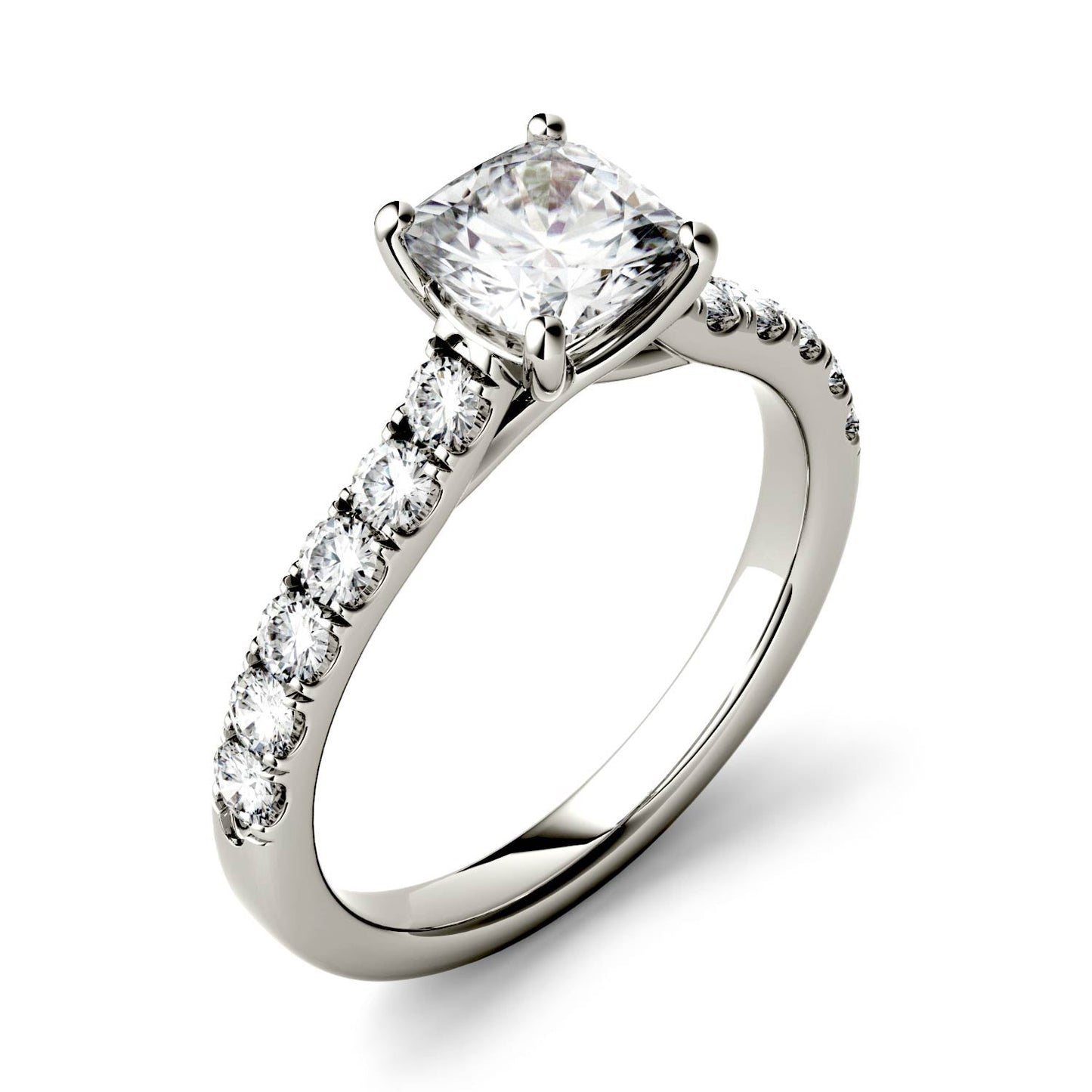 1.46 CTW Moissanite Engagement Ring