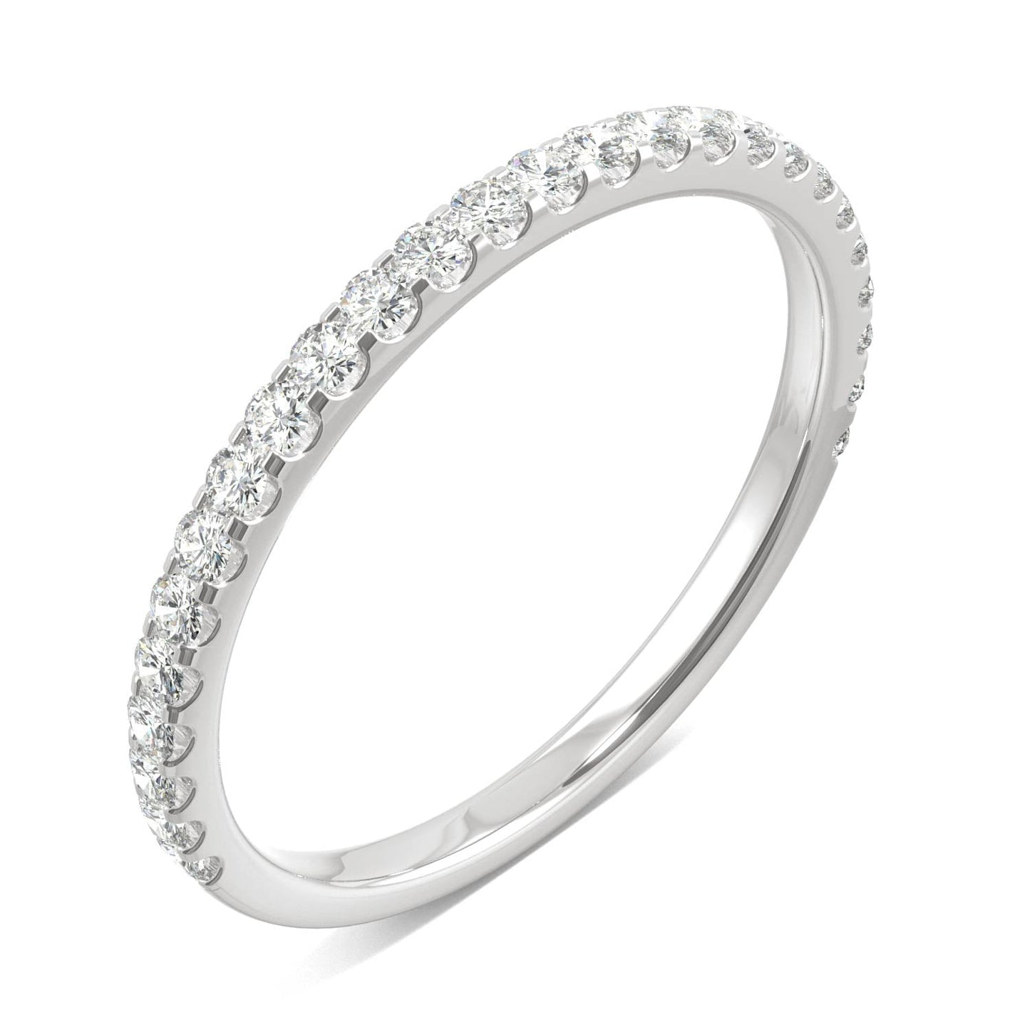 0.39 CTW Moissanite Round Band