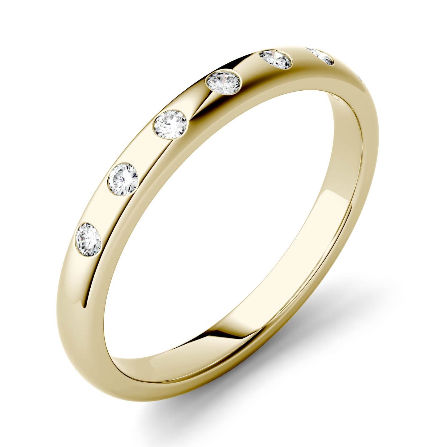 0.11 CTW Moissanite Ring 14K Gold