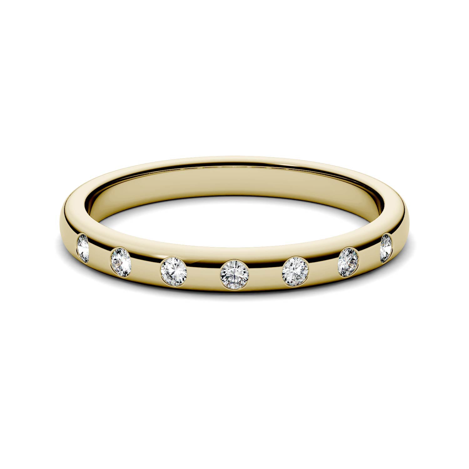 0.11 CTW Moissanite Ring 14K Gold