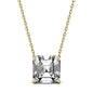 2.21 CTW DEW Asscher Moissanite Solitaire Pendant