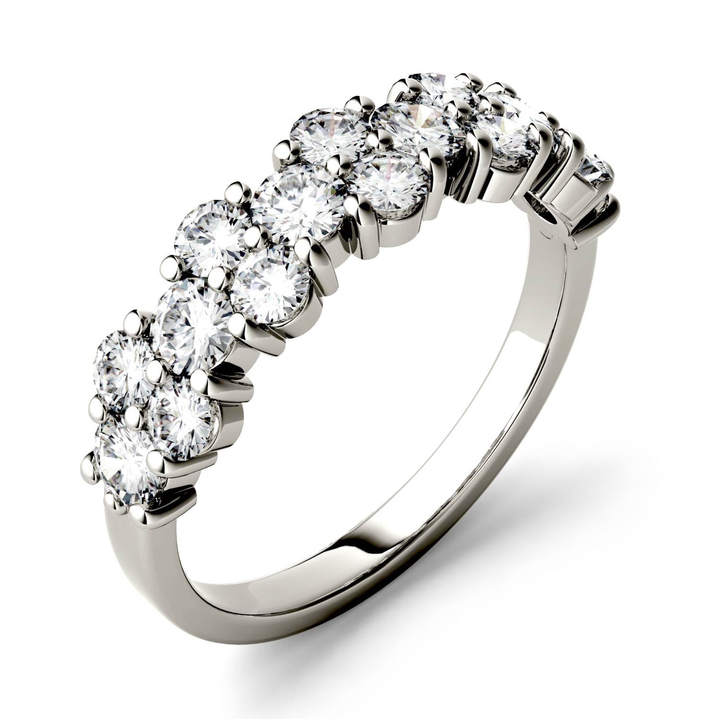 1.20 CTW Moissanite White Gold Ring