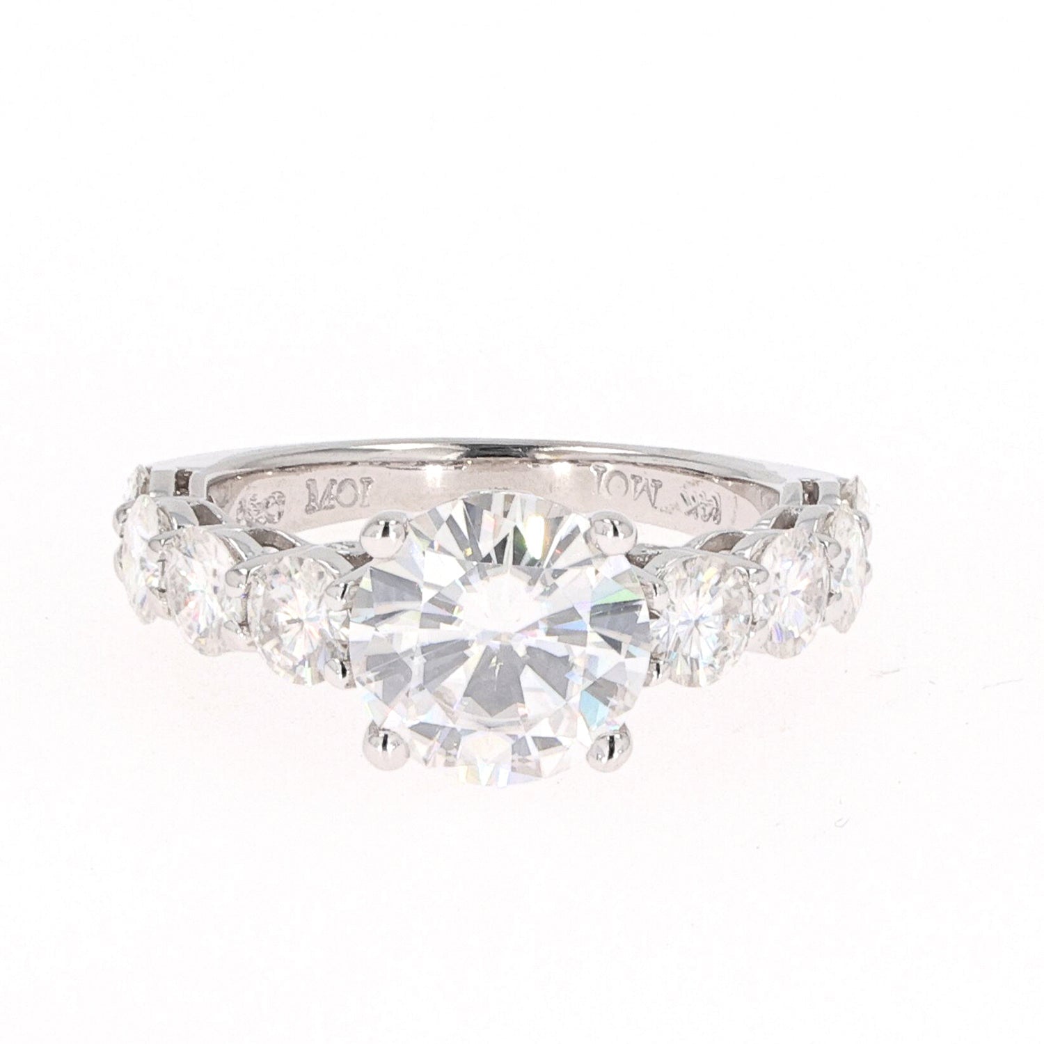 4.58 CTW Moissanite Solitaire Engagement Ring