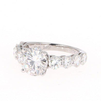 4.58 CTW Moissanite Solitaire Engagement Ring