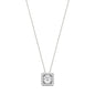 1.90 CTW Moissanite Square Halo Pendant