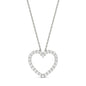 0.39 CTW Moissanite Heart Pendant