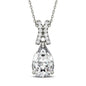 1.62 CTW Moissanite Teardrop Pendant