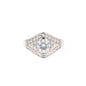 1.73 CTW Round Moissanite Solitaire Ring Sterling Silver