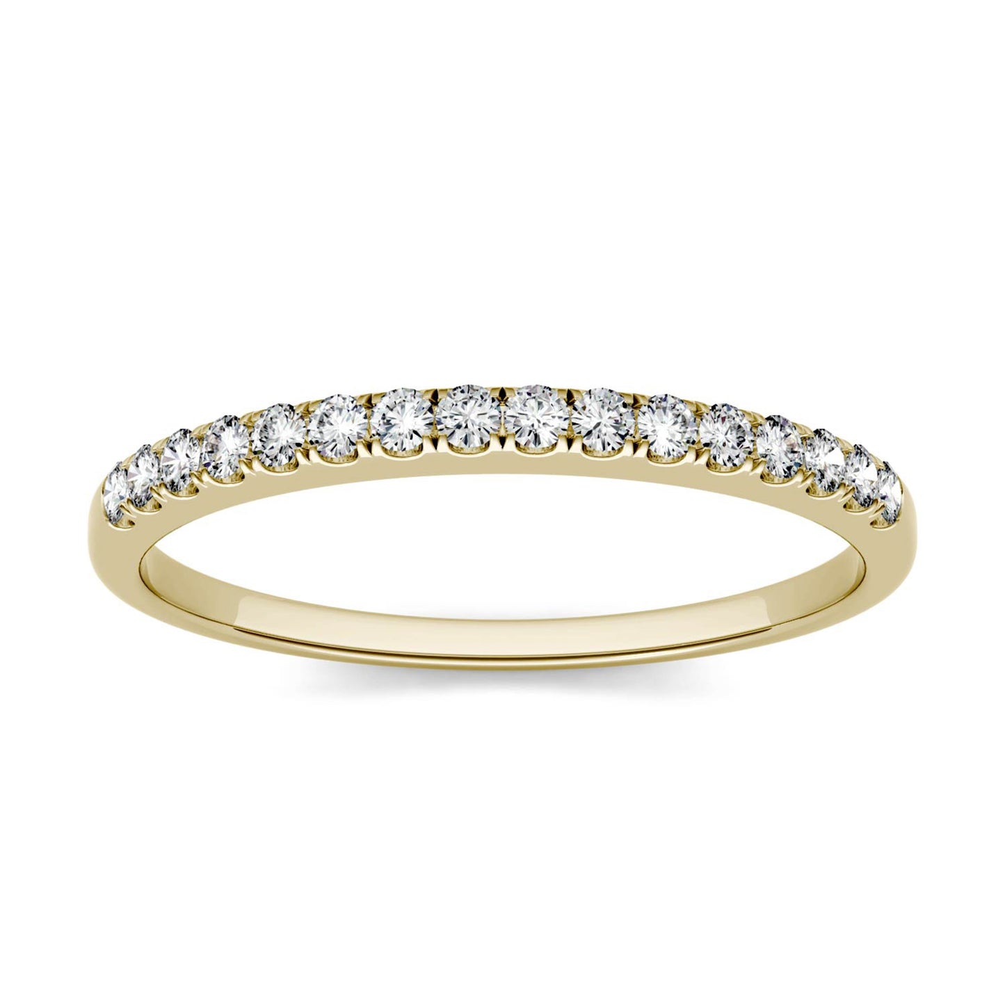 Moissanite 14K Yellow Gold Ring