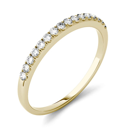 Moissanite 14K Yellow Gold Ring