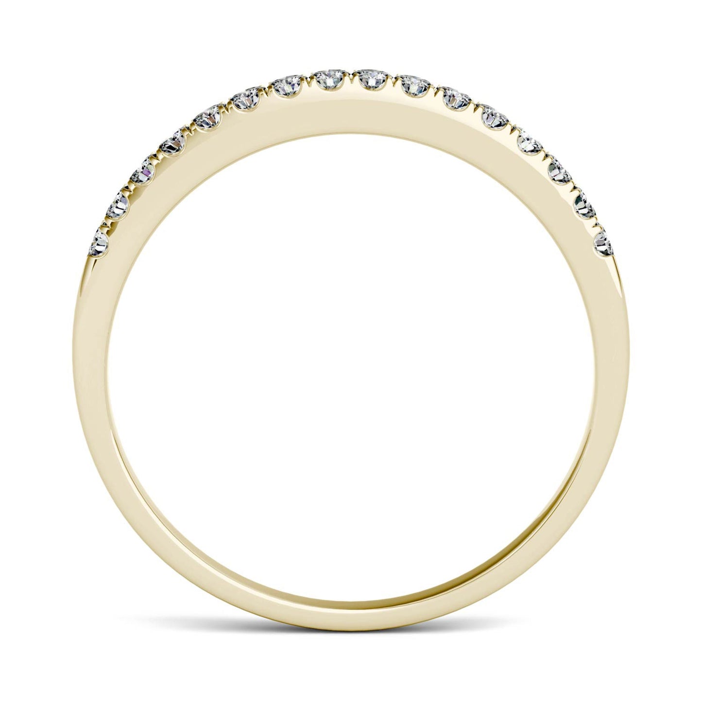 Moissanite 14K Yellow Gold Ring