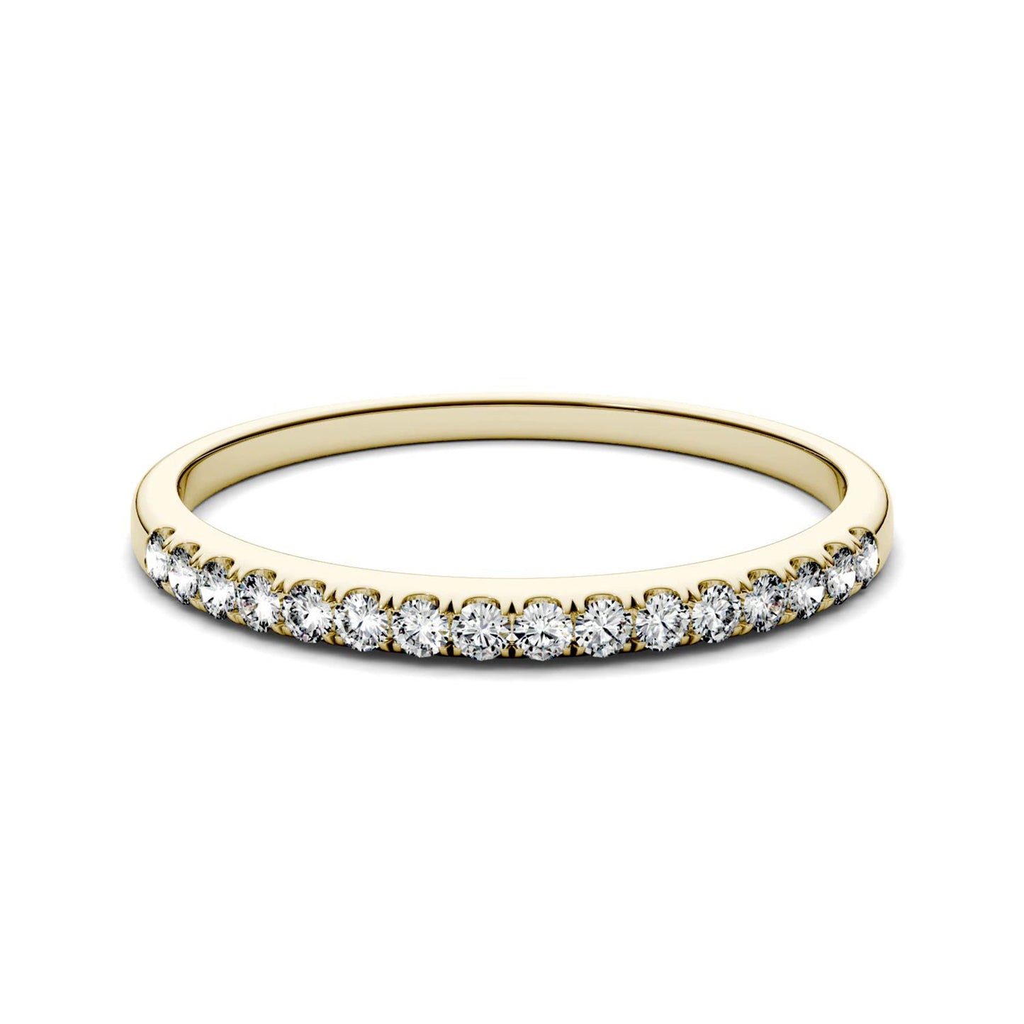 Moissanite 14K Yellow Gold Ring