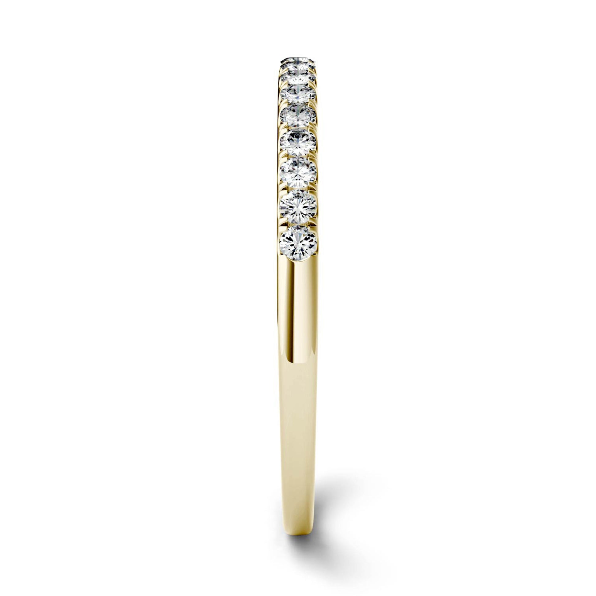 Moissanite 14K Yellow Gold Ring