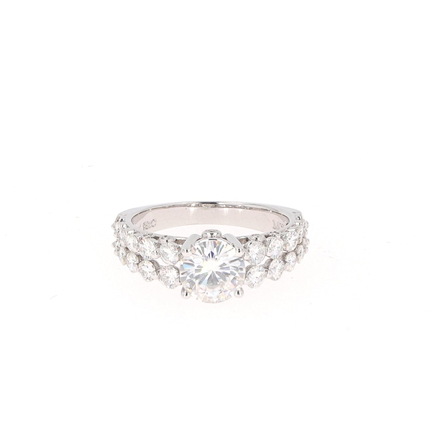 2.15 CTW Moissanite Solitaire Ring