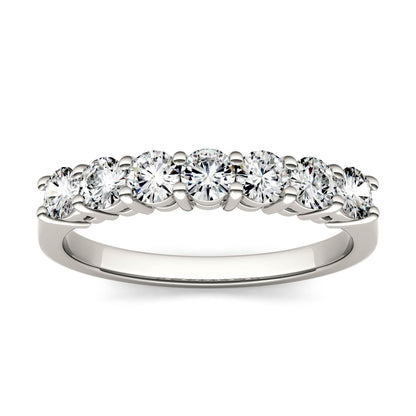 0.70 CTW Round Moissanite Anniversary Band