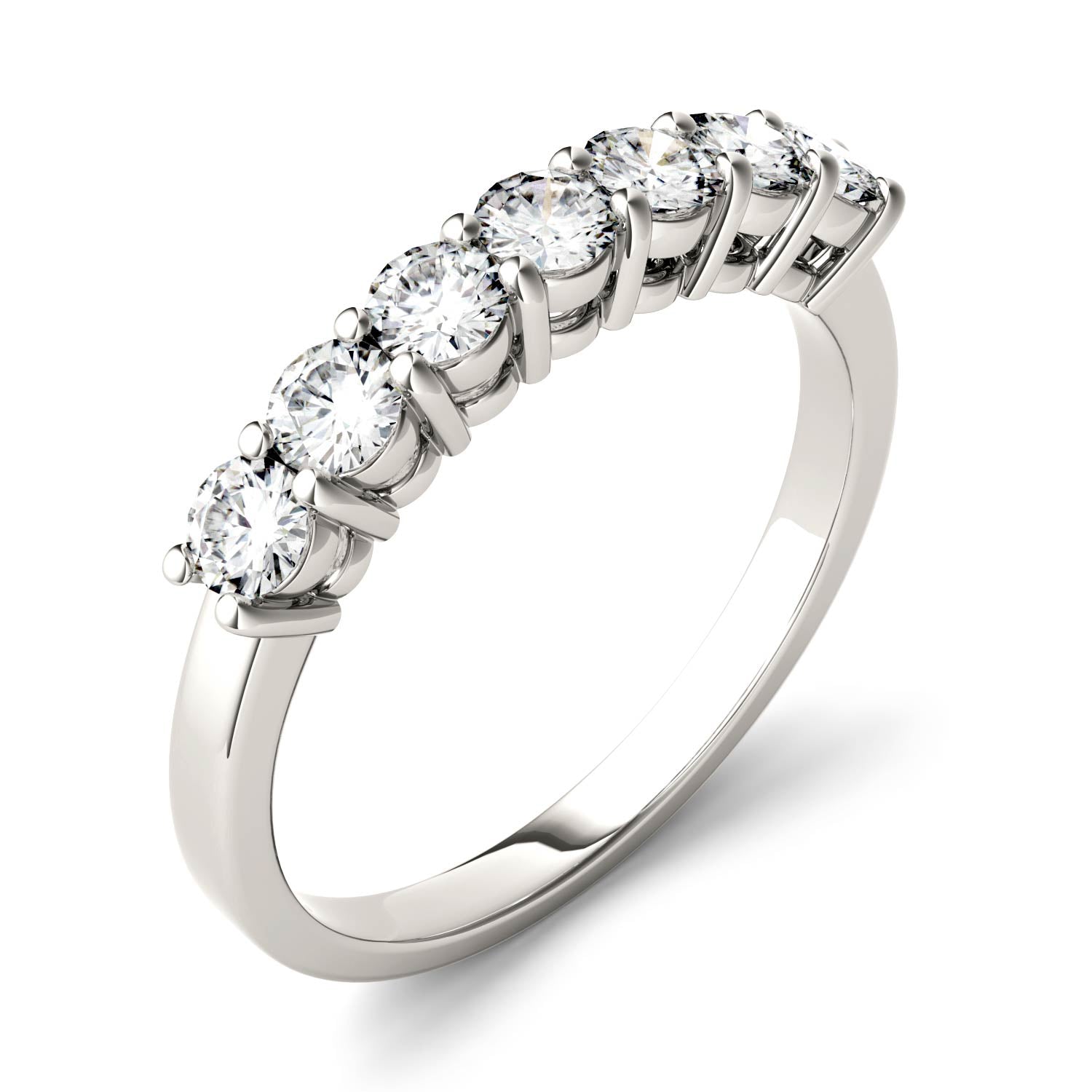 0.70 CTW Round Moissanite Anniversary Band