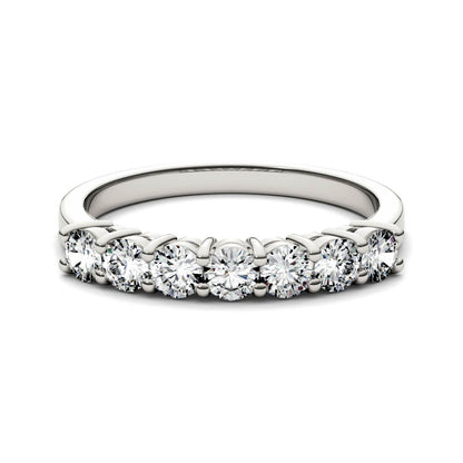 0.70 CTW Round Moissanite Anniversary Band