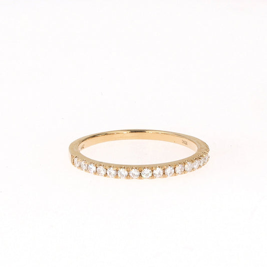 0.34 CTW Moissanite Pave Band 14K Gold