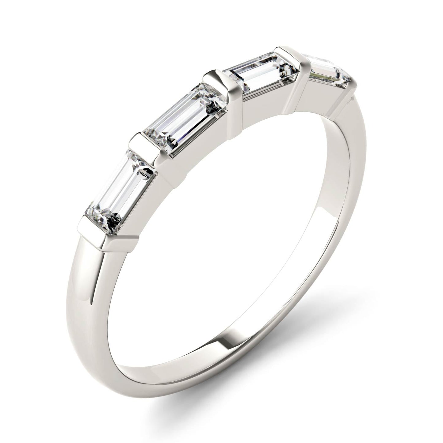 0.46 CTW Moissanite Stackable Ring