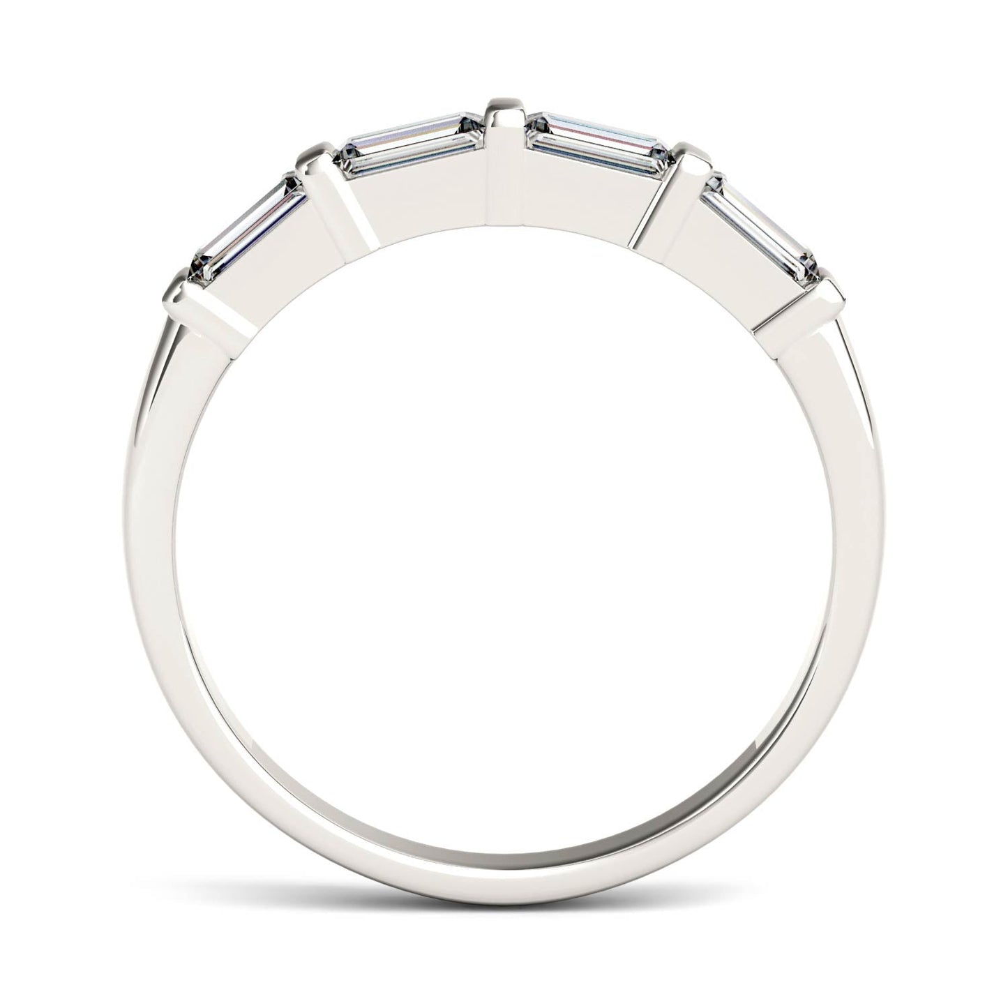 0.46 CTW Moissanite Stackable Ring