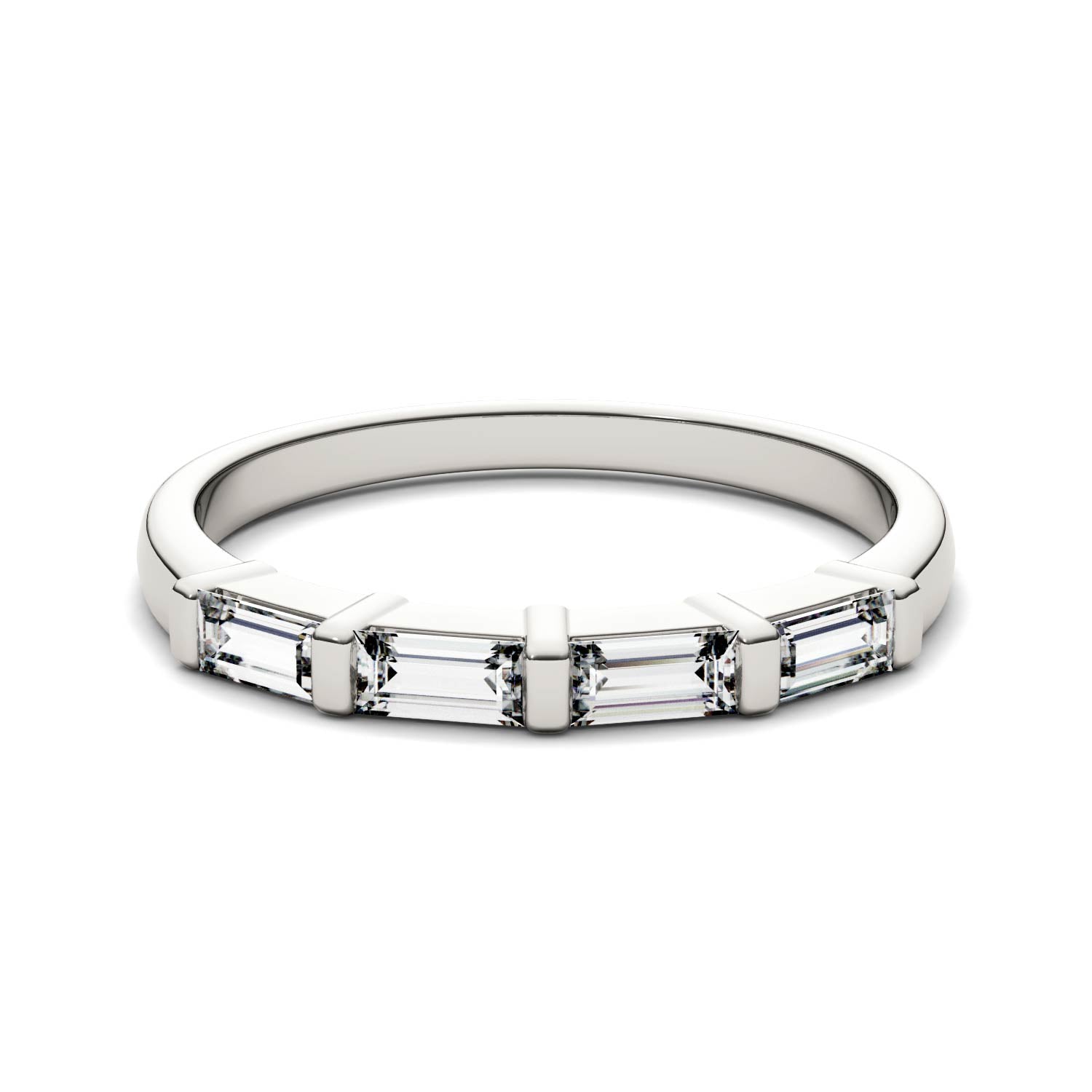 0.46 CTW Moissanite Stackable Ring