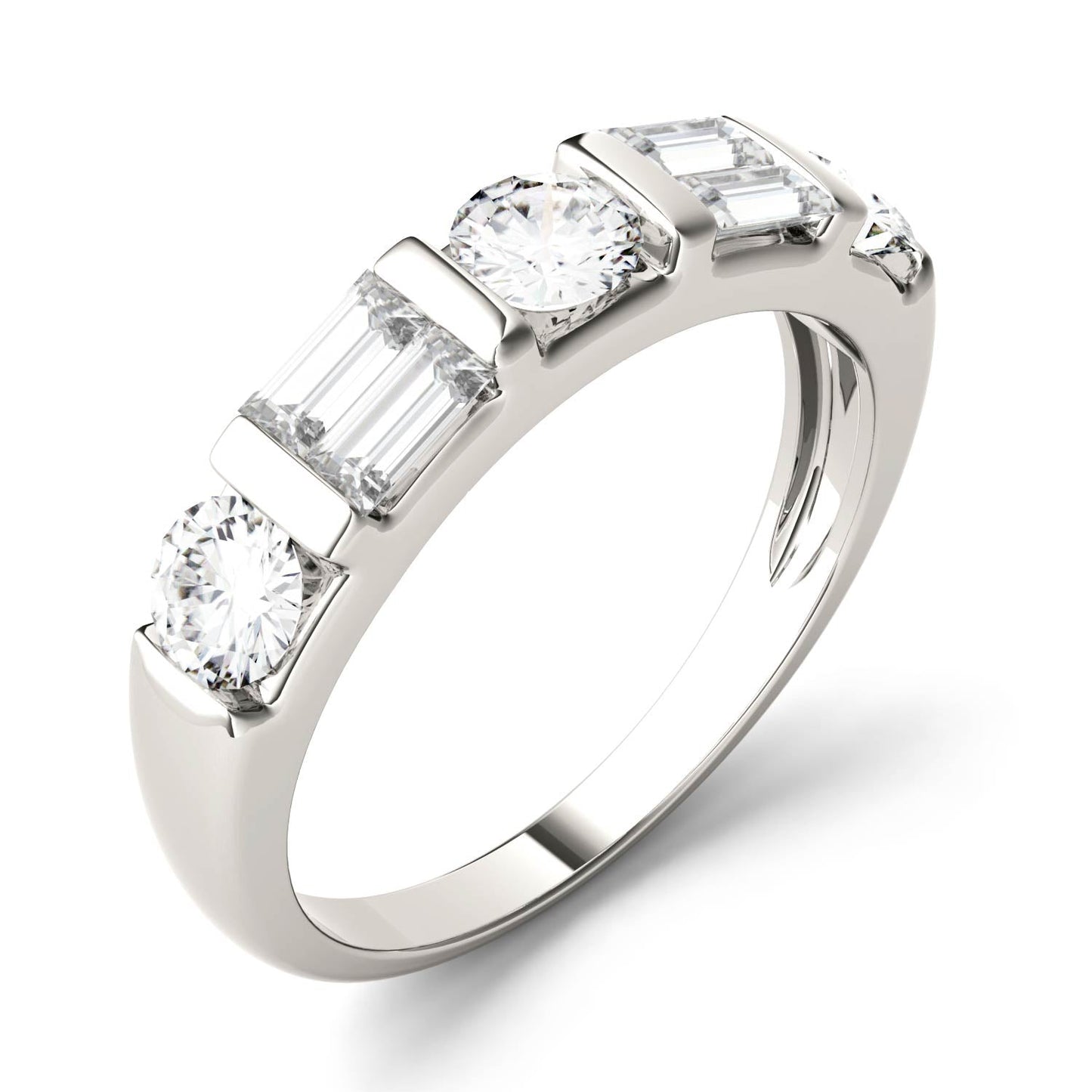 1.15 CTW Moissanite Stackable Ring