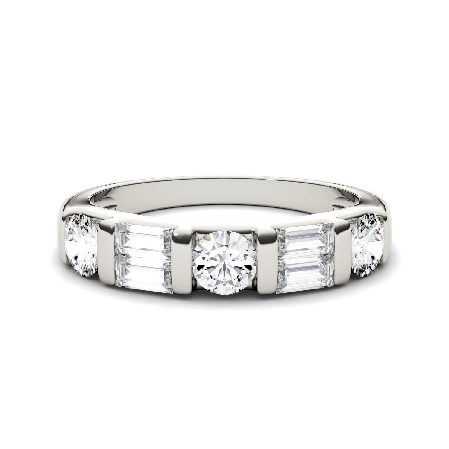 1.15 CTW Moissanite Stackable Ring