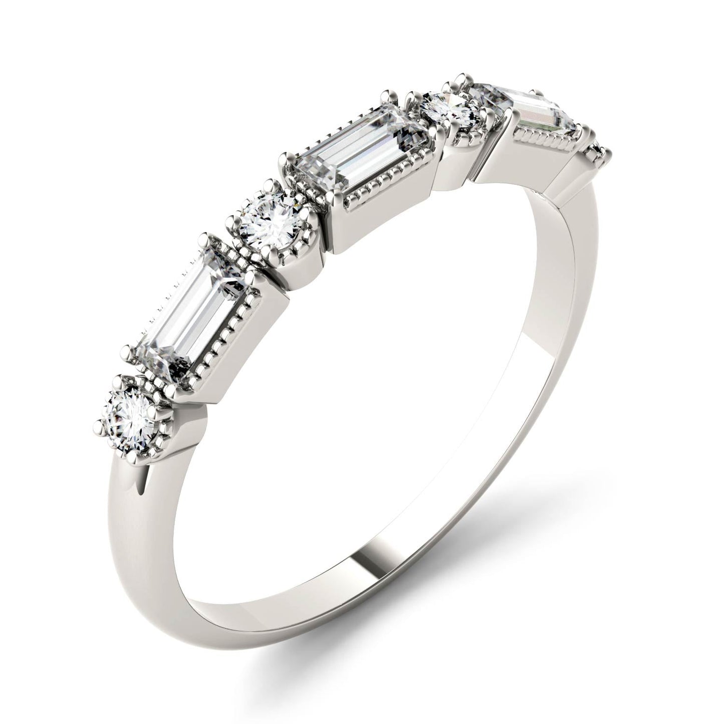 Moissanite Stackable Ring