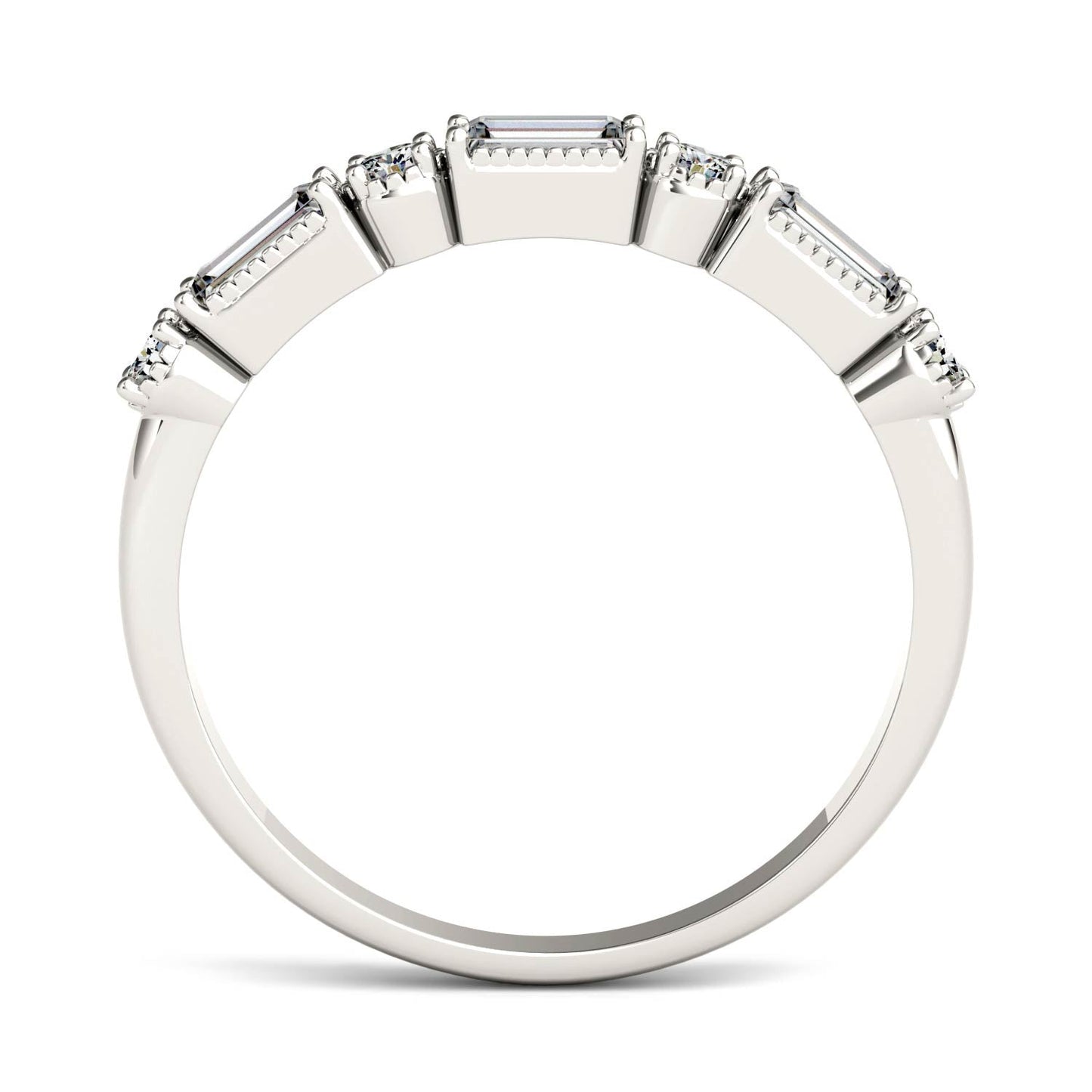 Moissanite Stackable Ring