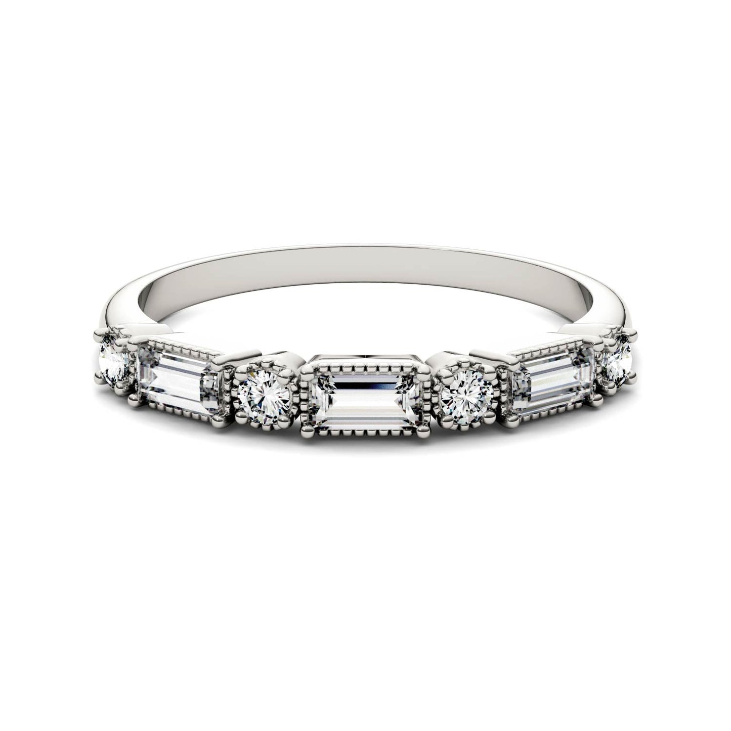 Moissanite Stackable Ring