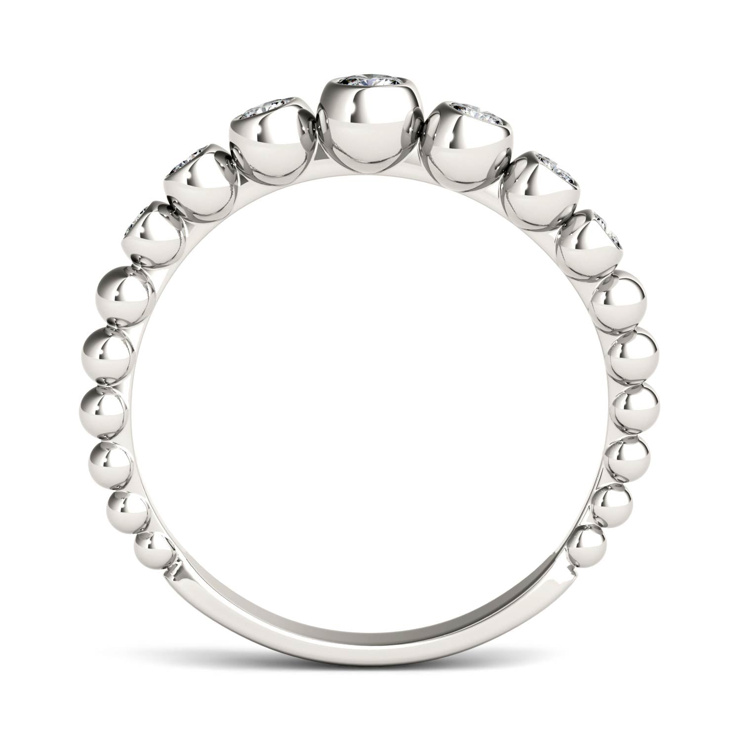 Moissanite Asymmetrical Fashion Band