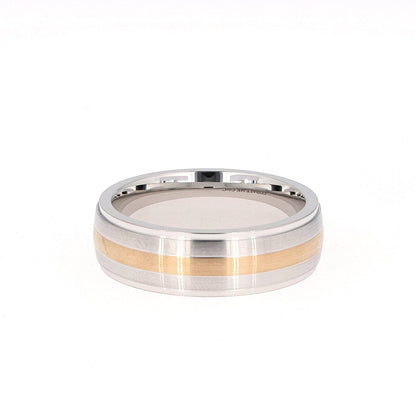 Two-Tone Cobalt Wedding Band