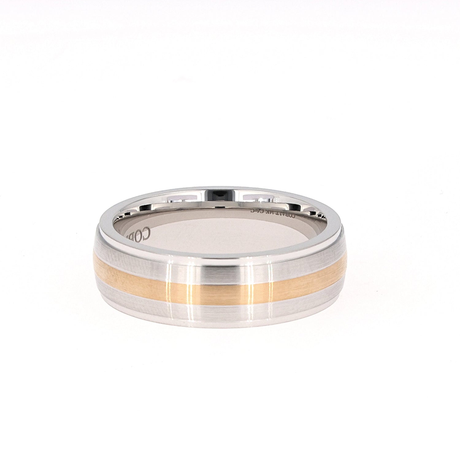 Two-Tone Cobalt Wedding Band